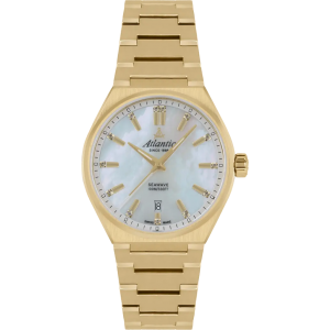 Часы Atlantic Seawave 35mm Yellow Gold 39365.45.01