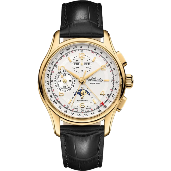 Часы Atlantic Worldmaster Automatic Moonphase Chronograph 52851.45.25