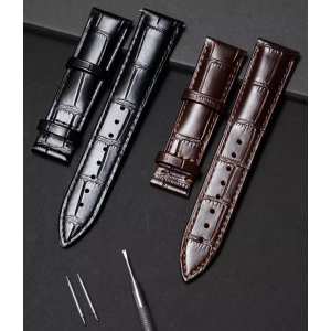 Ремінець чорний DeLuxe кліпсовий розмір 22