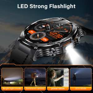 Смарт годинник Smart Surf X Pro Black Steel, 2 ремінці