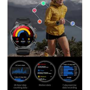 Смарт годинник Smart Surf X Pro Black Steel, 2 ремінці