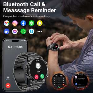 Смарт годинник Smart Surf X Pro Black Steel, 2 ремінці