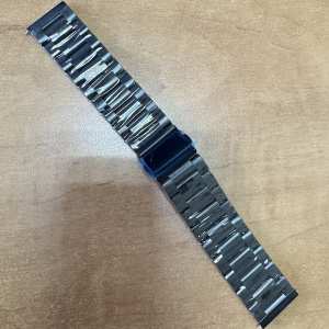 Ремешок металлический черный размер 20