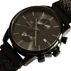 Годинник Besta Mars Black & Gray Nylon, 2 ремінці