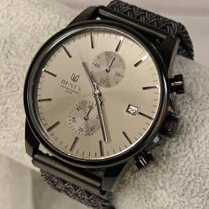 Часы Besta Mars Black & Gray Nylon, 2 ремешка