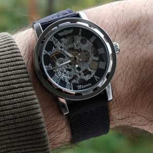 Winner Black Textile Classic, 2 ремешка