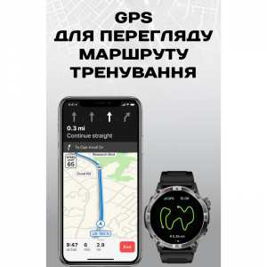 North Edge GPS Titan Black Spider з компасом