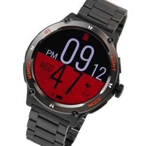 Smart Advanture Steel Black з компасом, 2 ремешка