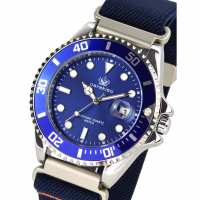 Hemsut Zurich Carekiso Nylon Blue, 2 ремешка