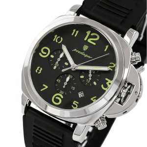 Poedagar Luminious Rubber Black, 2 ремешка