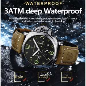 Poedagar Luminious Rubber Black, 2 ремешка