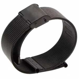 Ремешок миланское плетение черный 20 мм