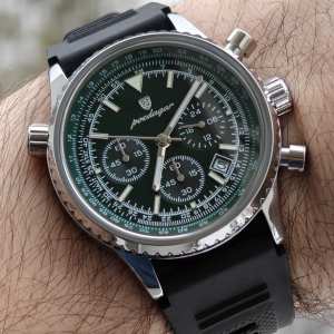 Poedagar Avalon Rubber Black, 2 ремешка