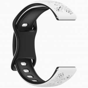 Ремешок женский каучуковый Flower размер 16