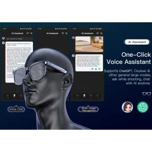 Cмарт-очки с AI-помощником M02S Black
