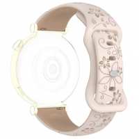 Ремешок женский каучуковый Flower Beige 22 мм