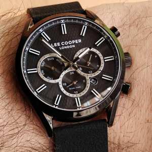 Lee Cooper England Midnight Black, 2 ремешка