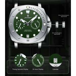 Poedagar Select Silver Metal, 2 ремешка