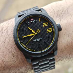 Naviforce Kvantum Black Steel, 2 ремешка