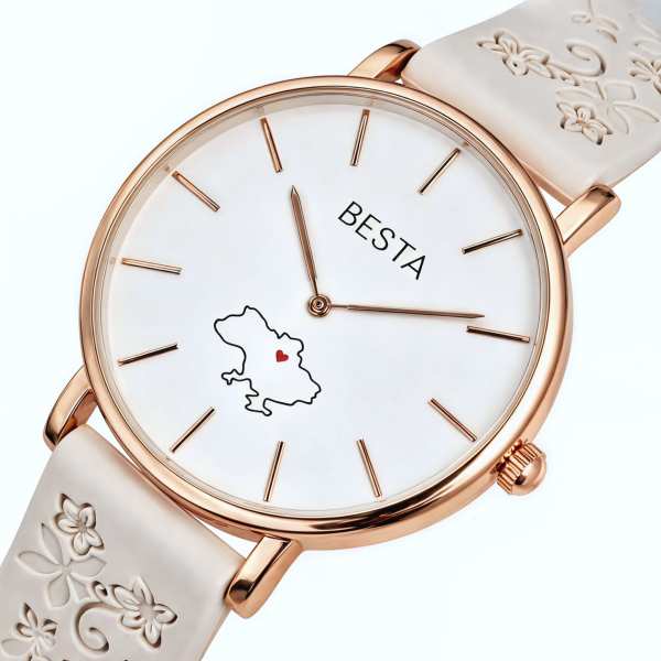 Besta Love UA Beige Flower, 2 ремешка
