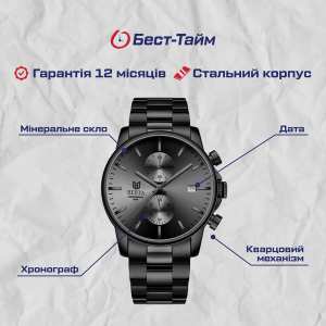 Besta Mars Premium Leather Black, 2 ремешка