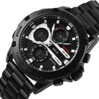 Skmei Favourite Black Steel, 2 ремешка