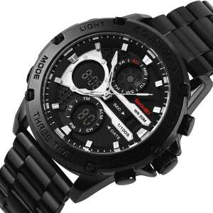 Skmei Favourite Black Steel, 2 ремешка