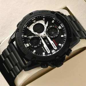 Skmei Favourite Black Steel, 2 ремешка