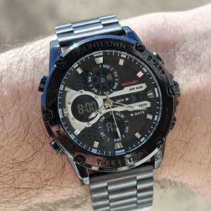 Skmei Favourite Black Steel, 2 ремешка