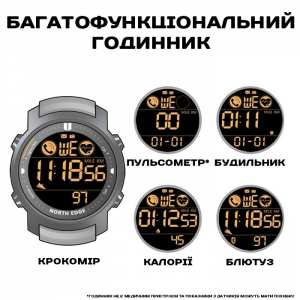 North Edge Laker Iron Edition, 2 ремешка