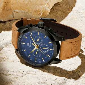 Forsining Walker Limited Blue & Black, 2 ремешка