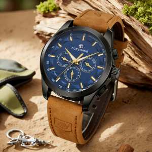 Forsining Walker Limited Blue & Black, 2 ремешка