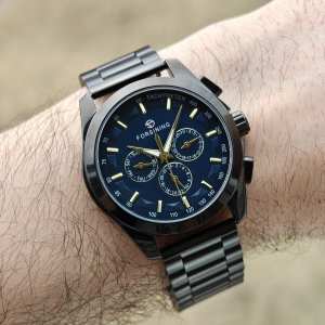 Forsining Walker Limited Blue & Black, 2 ремешка