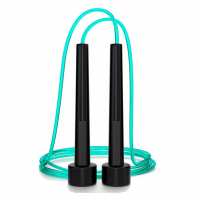 Скакалка регулируемая для фитнеса, кроссфита, бокса Newt Blow черно-бирюзовая 3 м NE-BL-4789-B