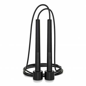 Скакалка регулируемая для фитнеса, кроссфита, бокса Newt Blow черная 3 м NE-BL-4789