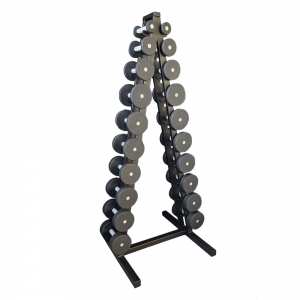 Гантельный ряд Newt Profi от 1 кг до 10 кг со стойкой NE-PS-222-022