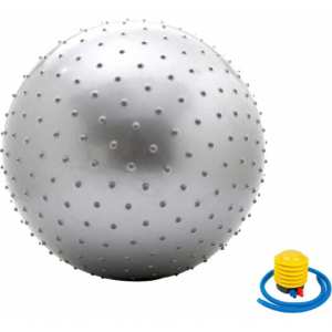 Мяч для фитнеса(фитбол) массажный 75 см Newt HMS серый NE-MAS-75-G