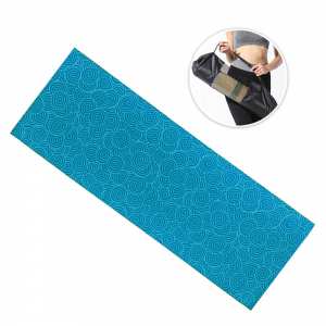 Йога-мат (коврик для йоги) с чехлом Newt PVC GR 4 мм бирюзовый NE-17-34-RT