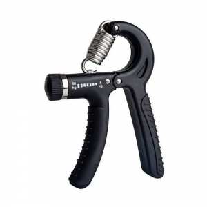Эспандер кистевой пружинный с регулируемой нагрузкой Newt Power Grip Pro CM 5-60 кг черный NE-W-87-B