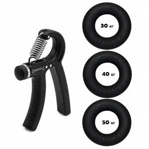 Набор кистевых эспандеров резиновое кольцо+эспандер ножницы Newt Power Grip Set1 NE-1587-60