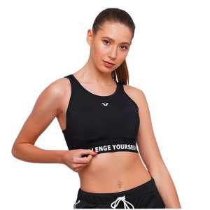 Топ жіночий Bilcee KADIN DESTEKLİ SPORCU SÜTYENİ-BRA TBWI8058-1001 Чорний XS