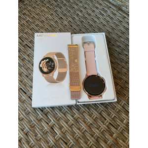 Смарт годинник Smart Melisia Gold Rubber + металевий браслет