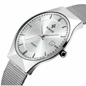 Часы Wwoor Slim Silver