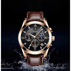 Мужские часы Poedagar Magnat Gold