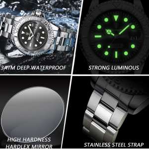 Чоловічий годинник Poedagar Pilot