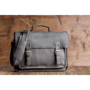 Мужской кожаный портфель TIDING BAG G8870A