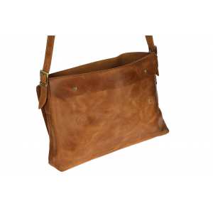 Сумка Месенджер, теракот, 27х39 см.