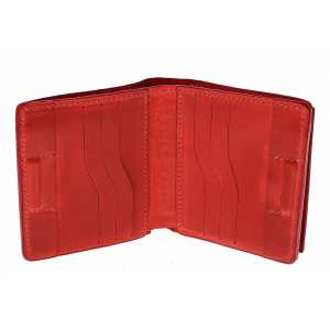 Портмоне Lettera з монетницею, червоний.