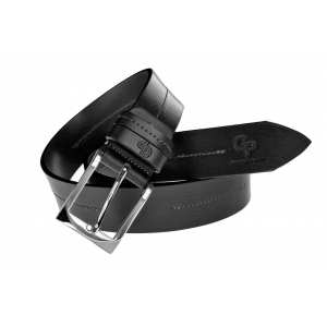 Шкіряний ремінь, чорний