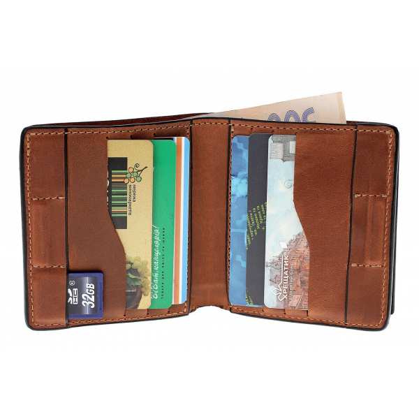 Портмоне Lettera з монетницею, теракот